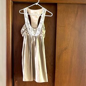 Linen dress from Anthropologie